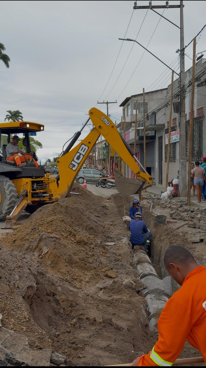 Obra de drenagem